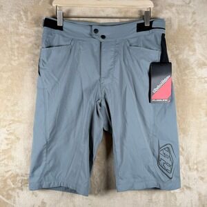 Troy Lee Designs Flowline Mens Size 32 Gray Mountain Bike Shorts with Liner